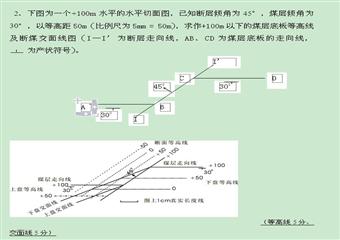 中國(guó)礦業(yè)大學(xué)《煤礦地質(zhì)學(xué)》試卷及參考答案四