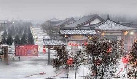 大雁塔雪景 攝影作品